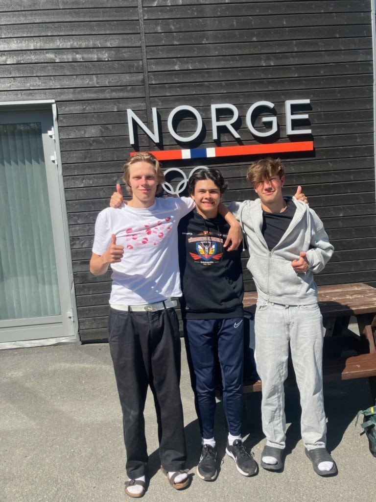 6 sandvinutøvere på landslagssamling